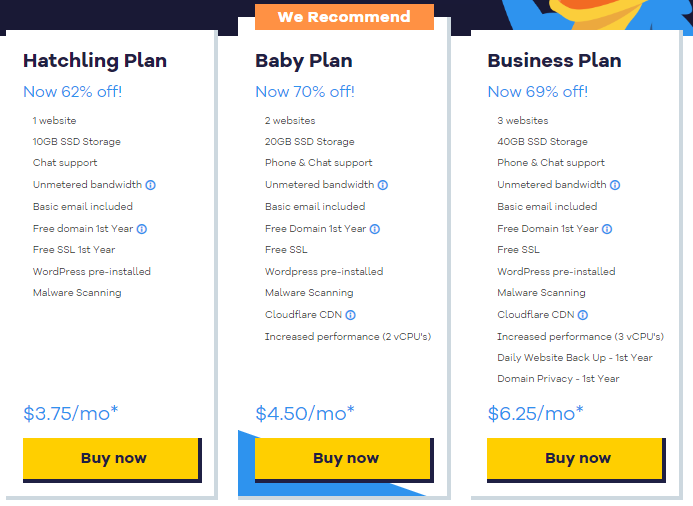 HostGator Pricing & Plans